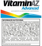 Polivitamínico VitaminAZ Advanced 1.5g 30 comprimidos
