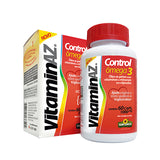 Polivitamínico VitaminAZ Control Ômega 3 60 cápsulas 1,6g Sunflower