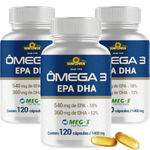 Ômega 3 PURO 1400mg Altos Níveis EPA 540 DHA 360 Sunflower