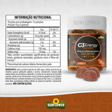 G3 Energy Power Coffee Pré Treino em Gomas Sunflower
