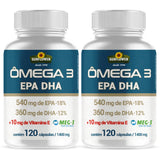 Ômega 3 1400mg Altos Níveis EPA 540 DHA 360 Sunflower
