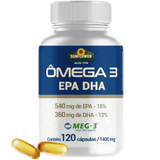 Ômega 3 PURO 1400mg Altos Níveis EPA 540 DHA 360 Sunflower