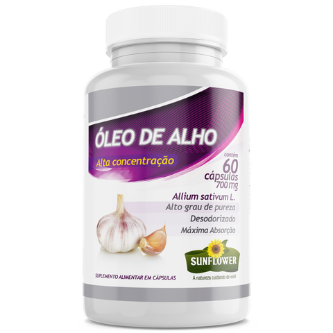 Óleo de Alho Desodorizado 60 Cápsulas de  700mg