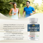 Ômega 3 1400mg Altos Níveis EPA 540 DHA 360 Sunflower