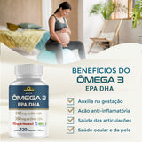 Ômega 3 1400mg Altos Níveis EPA 540 DHA 360 Sunflower