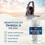 Ômega 3 PURO 1400mg Altos Níveis EPA 540 DHA 360 Sunflower