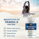 Ômega 3 PURO 1400mg Altos Níveis EPA 540 DHA 360 Sunflower