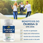 Ômega 3 PURO 1400mg Altos Níveis EPA 540 DHA 360 Sunflower