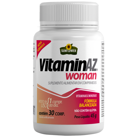 Polivitamínico VitaminAZ Woman 30 comprimidos 1,5g