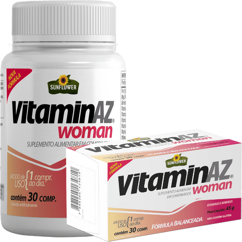 Polivitamínico VitaminAZ Woman 30 comprimidos 1,5g
